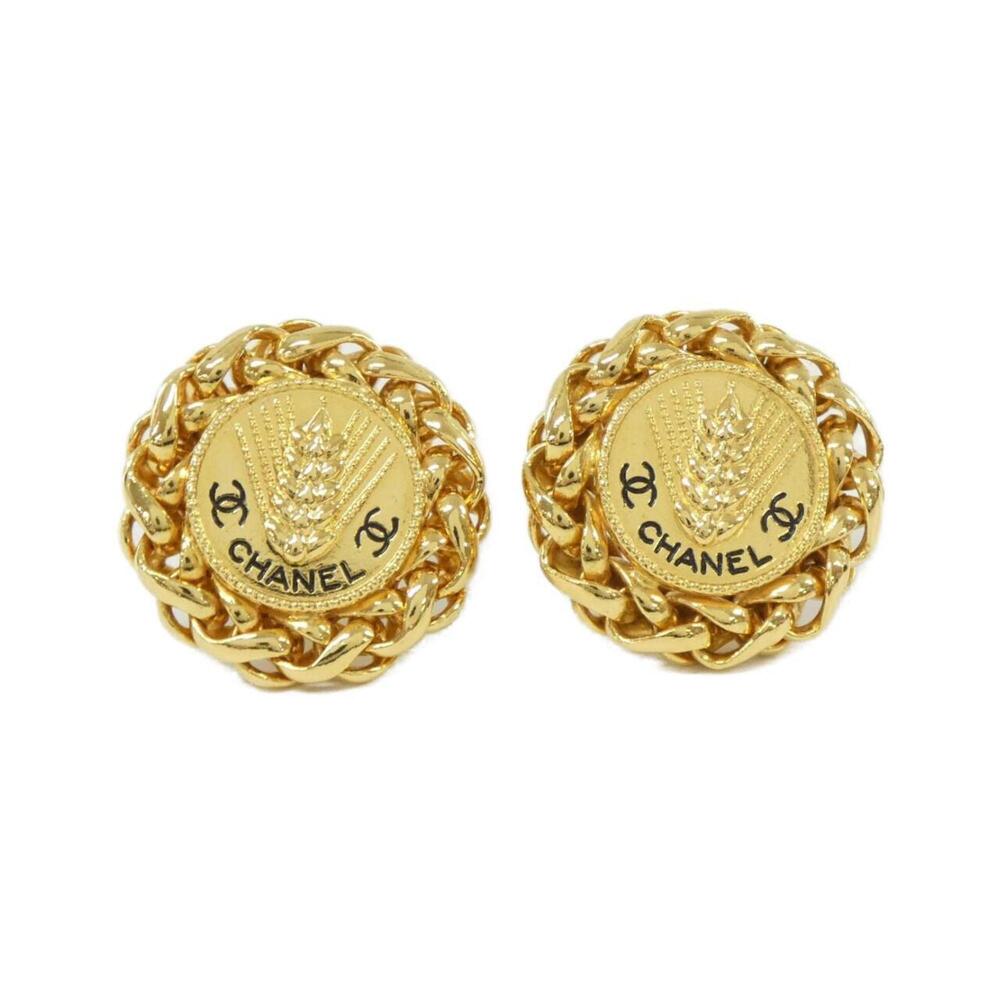 CHANEL Authentic Black Earrings